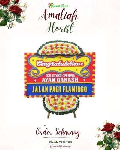 Bunga Papan Congratulation di Margawangi